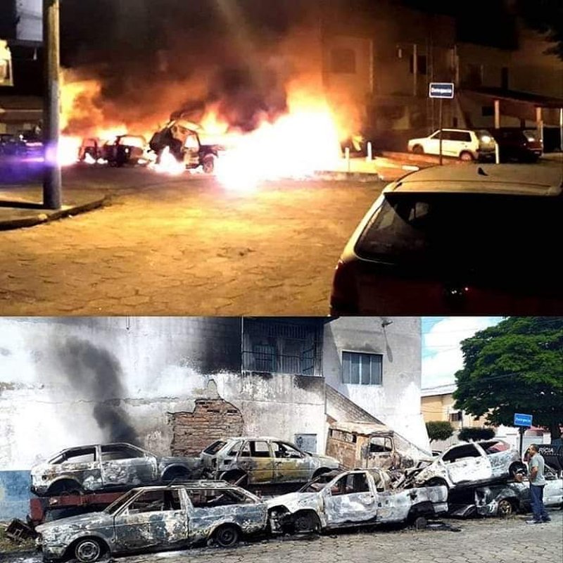 Sindipol elogia e enaltece trabalho de policiais pela prisão dos bandidos que incendiaram oito veículos em pátio de delegacia
