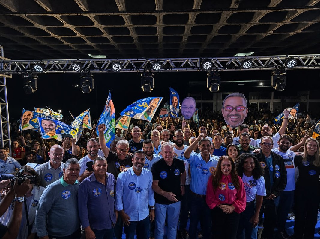 Tyago Hoffmann lança candidatura a deputado federal na presença de mais de 3 mil pessoas