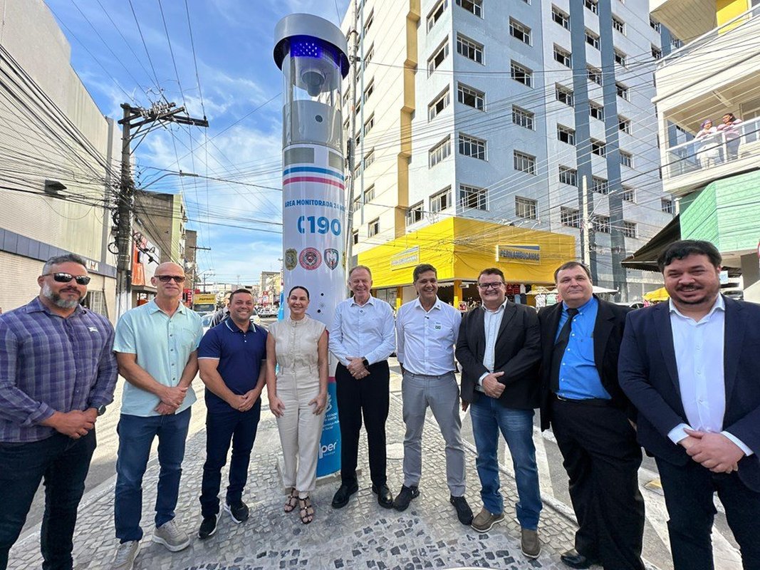 Câmera e botão de emergência: Posto de Policiamento Eletrônico começa a funcionar no Espírito Santo