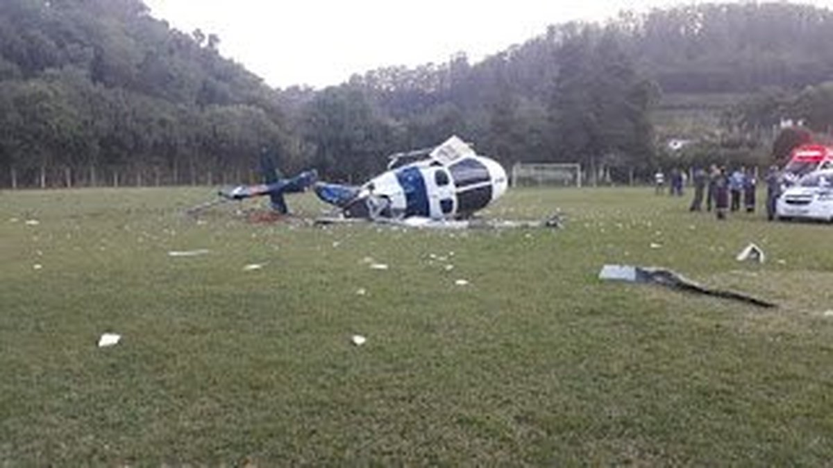 GOVERNADOR E MILITARES FICAM FERIDOS: Helicóptero com Paulo Hartung cai no Espírito Santo