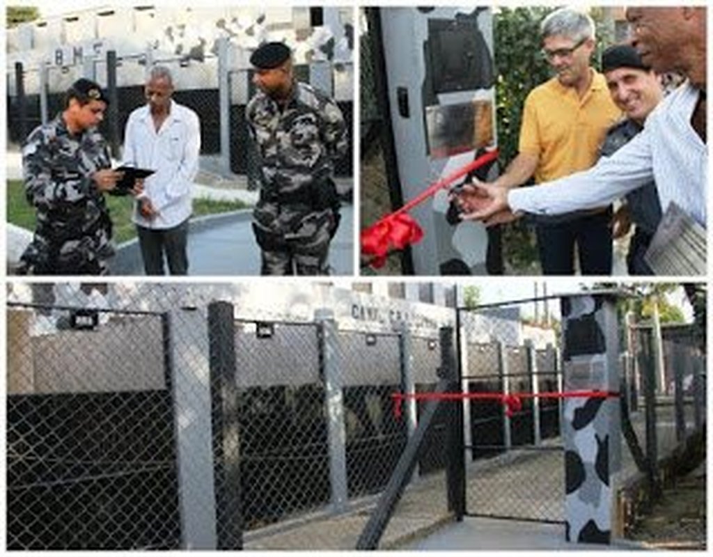 Batalhão de Missões Especiais inaugura novas instalações dos boxes do Canil Cabo Licínio Vieira