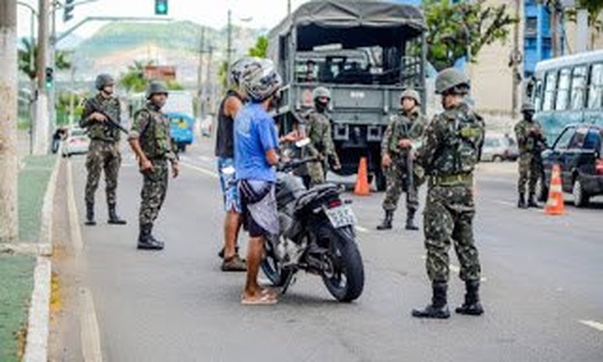 Pesquisa aponta que 56% dos capixabas defendem intervenção militar na segurança pública do Espírito Santo