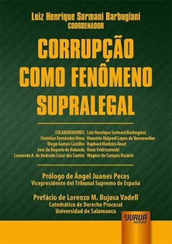PROMOTORES DE JUSTIÇA PARTICIPAM DO LIVRO "CORRUPÇÃO COMO FENÔMENO SUPRALEGAL”: Ministério Público Estadual é a 1ª instituição a ter os únicos Mestres em Combate ao Crime Organizado no Espírito Santo
