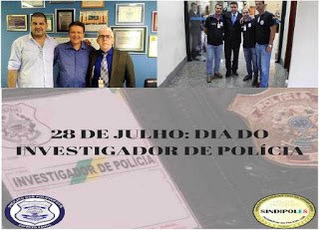 DEPUTADO EUCLÉRIO SAMPAIO FEZ LEI QUE CRIOU O DIA DO INVESTIGADOR DE POLÍCIA NO ESPÍRITO SANTO: Sindipol/ES presta homenagem a todos os investigadores capixabas