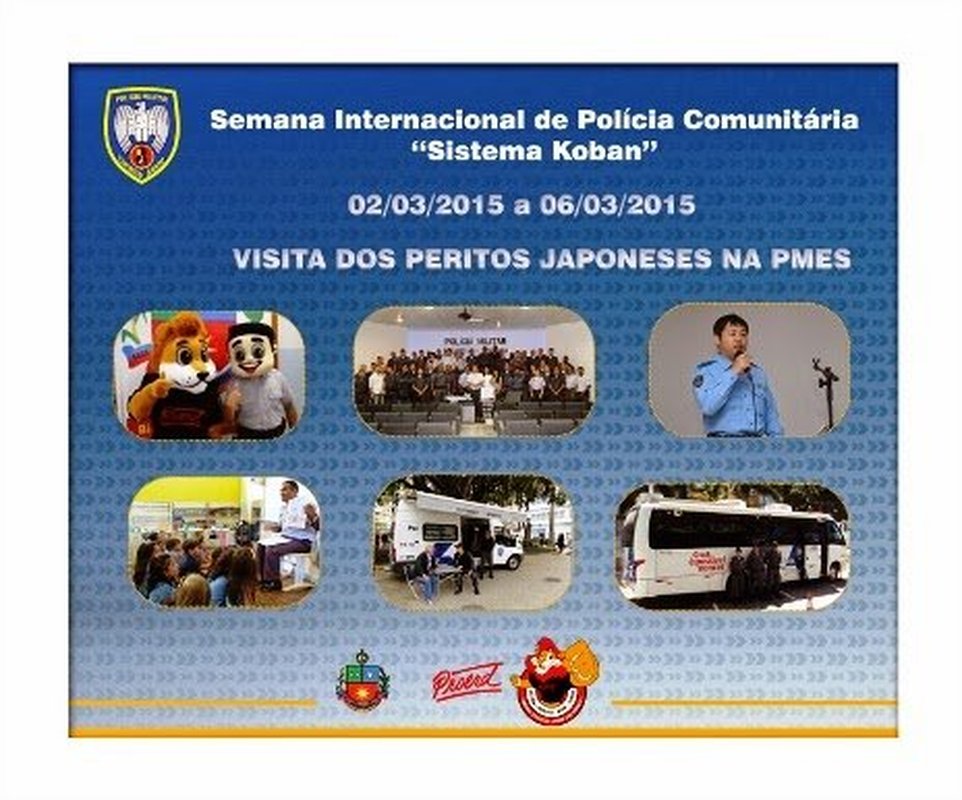 PMES recebe comitiva do Japão e inicia ‘Semana Internacional de Polícia Comunitária Sistema Koban’