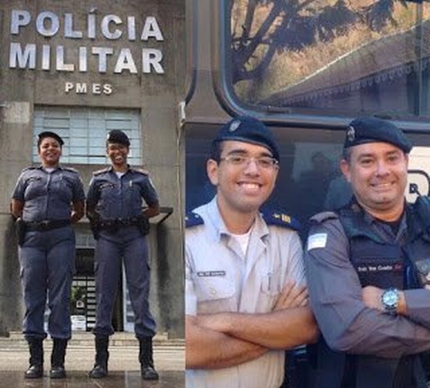 Mãe e filha e pai e filho são promovidos no mesmo dia na Polícia Militar do Espírito Santo