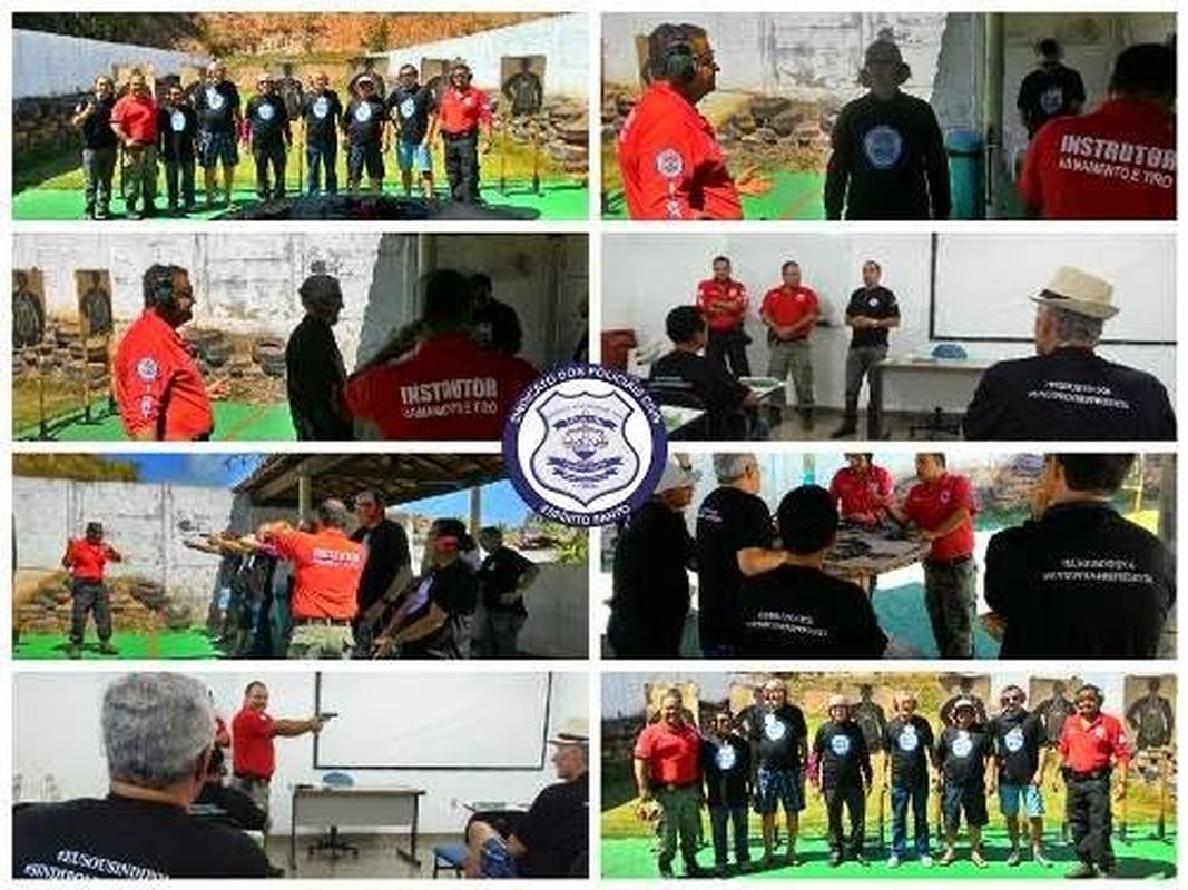 Sindipol dá curso de tiros para policiais civis aposentados do Espírito Santo