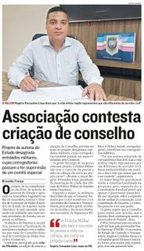 Blog do Elimar Côrtes informou em primeira mão a criação do Conselho que vai julgar PADs das Polícias Militar e Civil