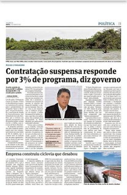EUCLÉRIO SAMPAIO REBATE REAÇÃO DO GOVERNO À SUSPENSÃO DA LICITAÇÃO DO PROGRAMA ÁGUAS E PAISAGENS: “O contrato de gerenciamento que representa 3% do programa é na verdade o controle de 100% do programa