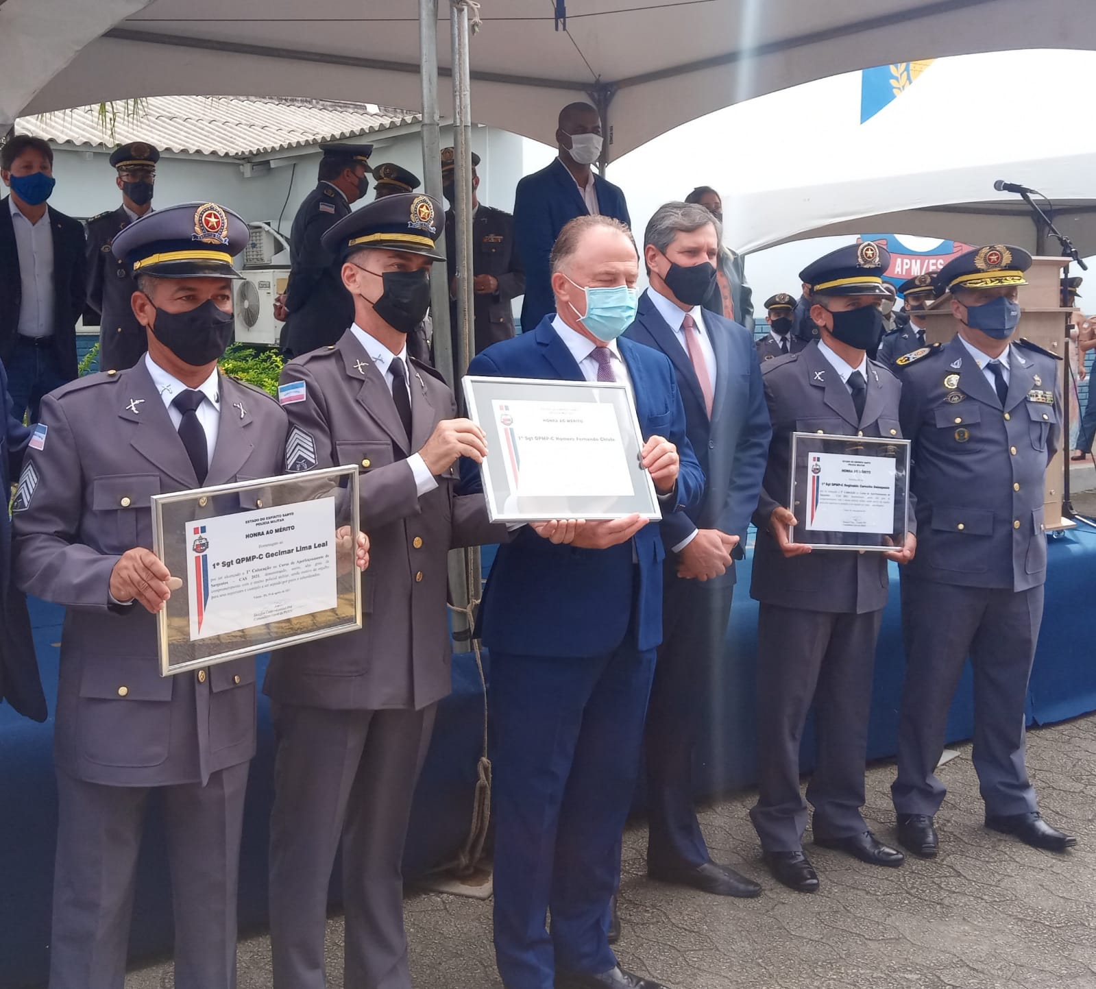 Polícia Militar e Corpo de Bombeiros realizam formatura do Curso de Aperfeiçoamento de Sargentos 2021