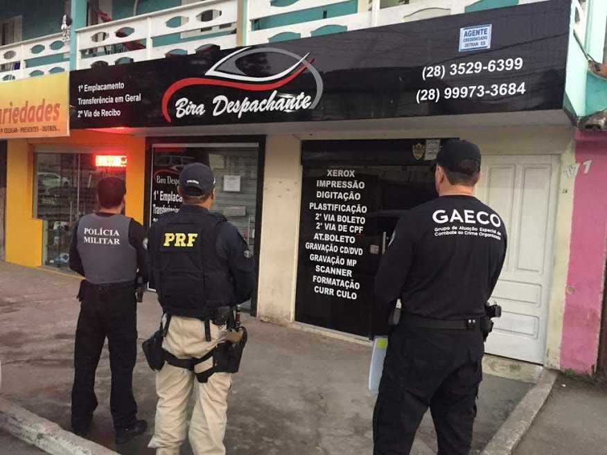 GOLPE PASSA DOS 100 MILHÕES DE REAIS: Ministério Público faz operação e prende quadrilha que registrou 895 veículos com documentos falsos no Espírito Santo