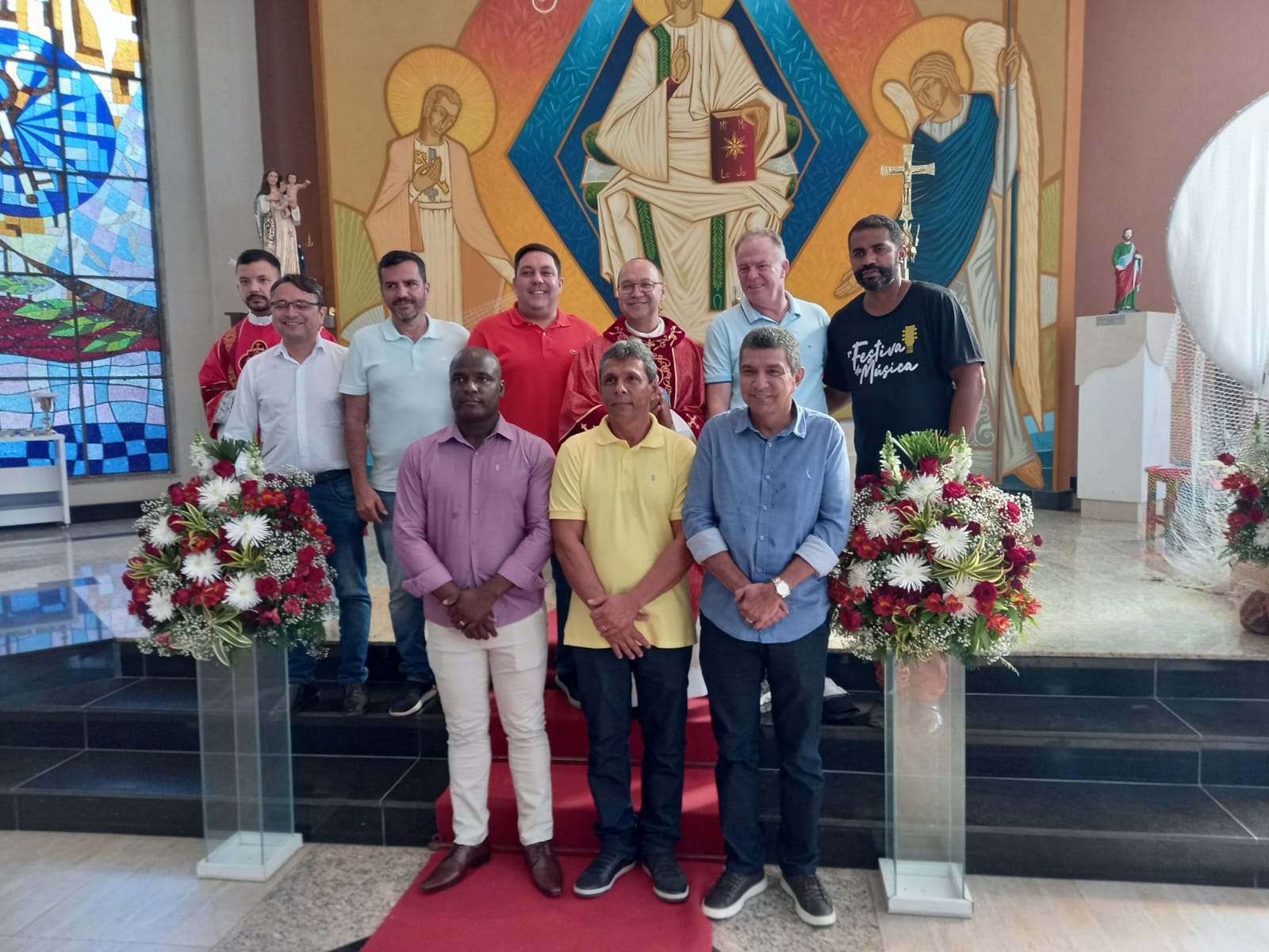 Renato Casagrande recebe carinho do povo na Festa de São Pedro