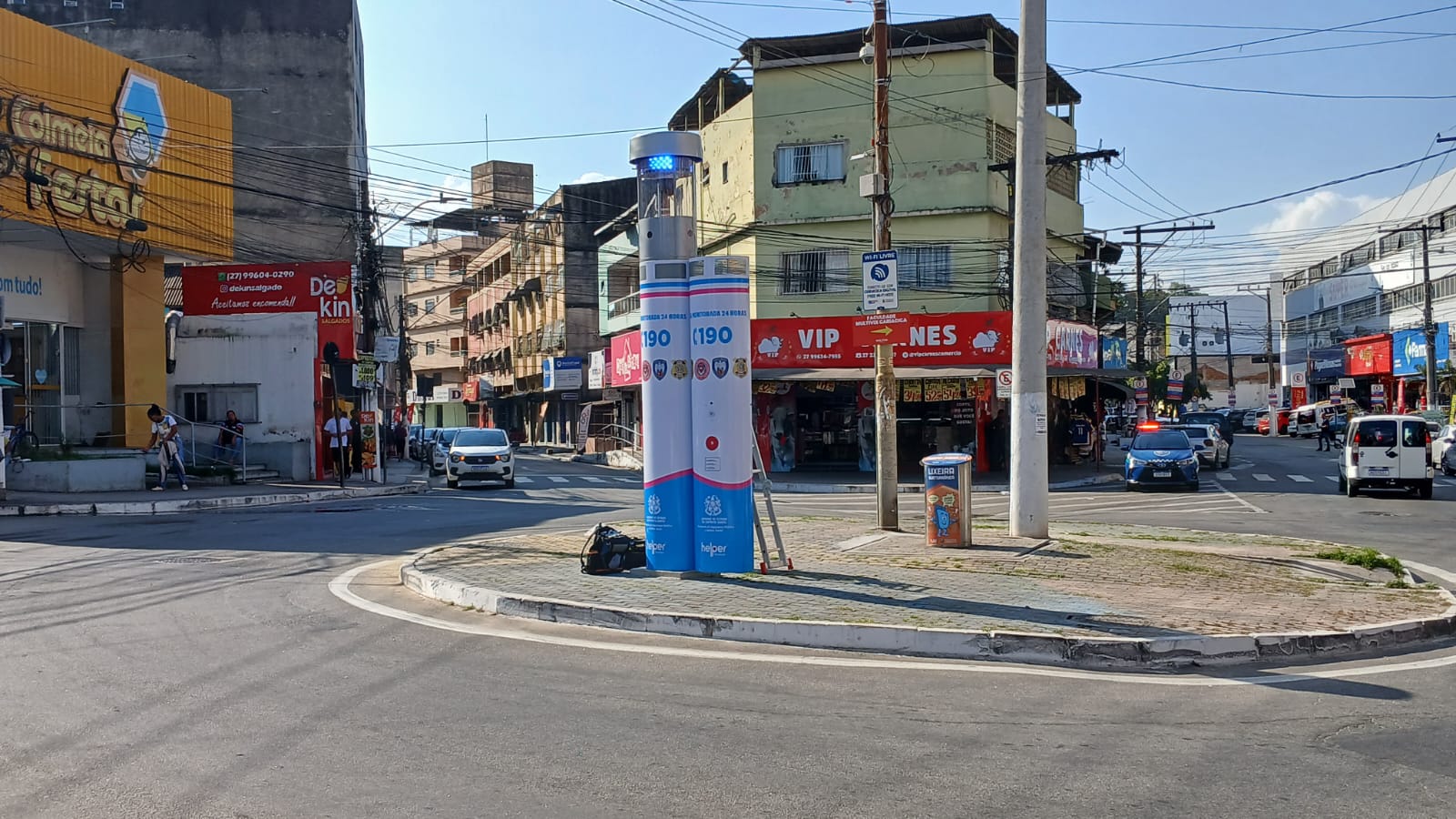 Cariacica é a primeira cidade capixaba a receber Totens de Segurança com inteligência artificial