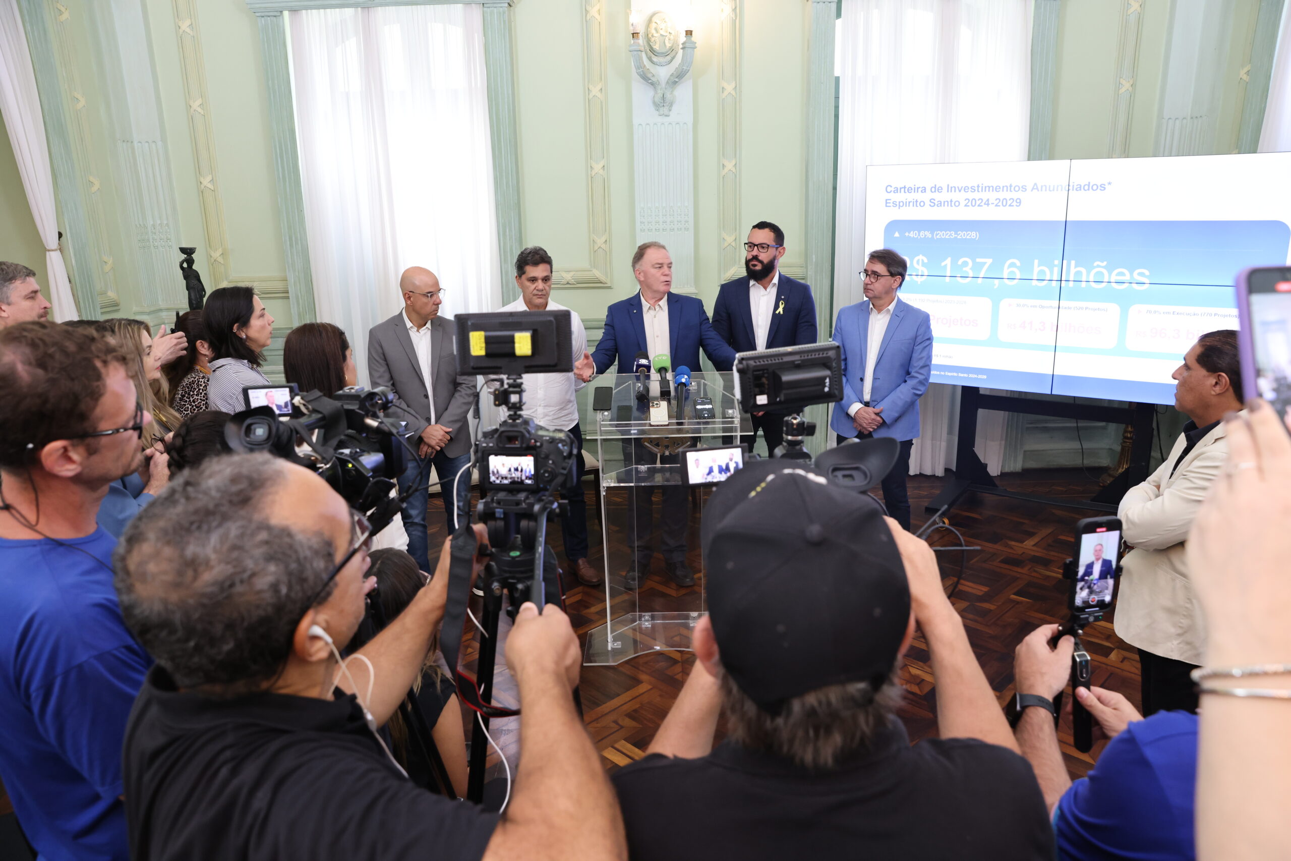 Recorde histórico de investimentos no Espírito Santo: SÃO R$ 137,6 BILHÕES ATÉ 2029