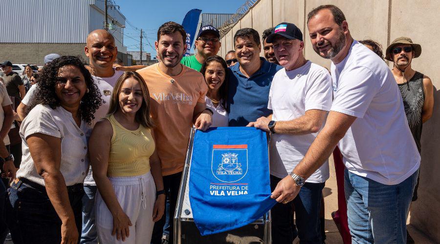 Mês de agosto deixa um legado de obras inauguradas em Vila Velha: ‘Estamos mudando a vida das pessoas’, afirma prefeito