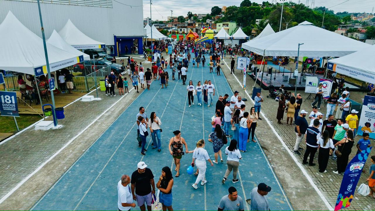 Mais de 10 mil pessoas na Ação pela Cidadania do Programa Estado Presente, em Cariacica