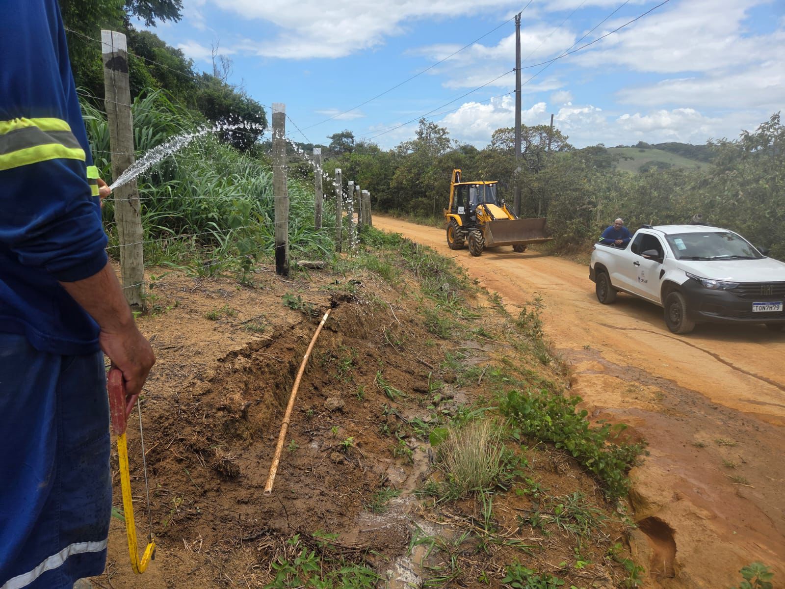 Cesan e Polícia Militar combatem roubo de água em Guarapari