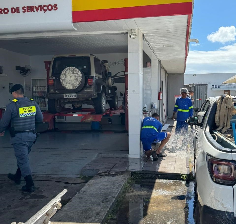 Posto de combustíveis é flagrado roubando quase 100 mil litros de água em Guarapari