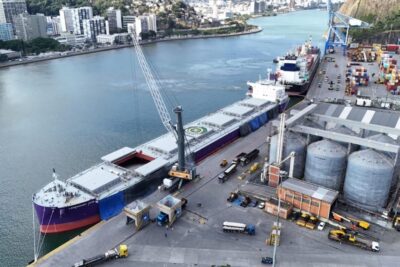 Movimentação de fertilizante, carvão e coque bate recorde em 2025 nos portos da Vports