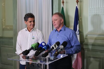 Casagrande anuncia que deixará o cargo para disputar eleições; Ricardo Ferraço assume o Governo em abril