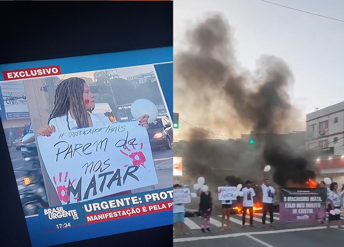 CRIMES CONTRA O MEIO AMBIENTE, VANDALISMO E OBSTRUÇÃO DA MAIOR AVENIDA DE CARIACICA: VEREADORA DO PT É ACUSADA DE COMANDAR PROTESTO
