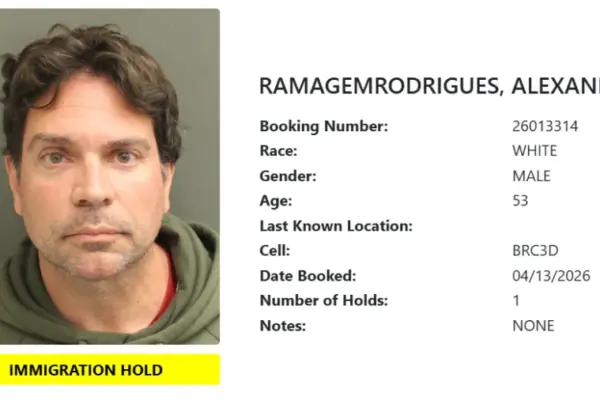 EUA divulgam foto de Ramagem após ser preso pela Polícia de Imigração