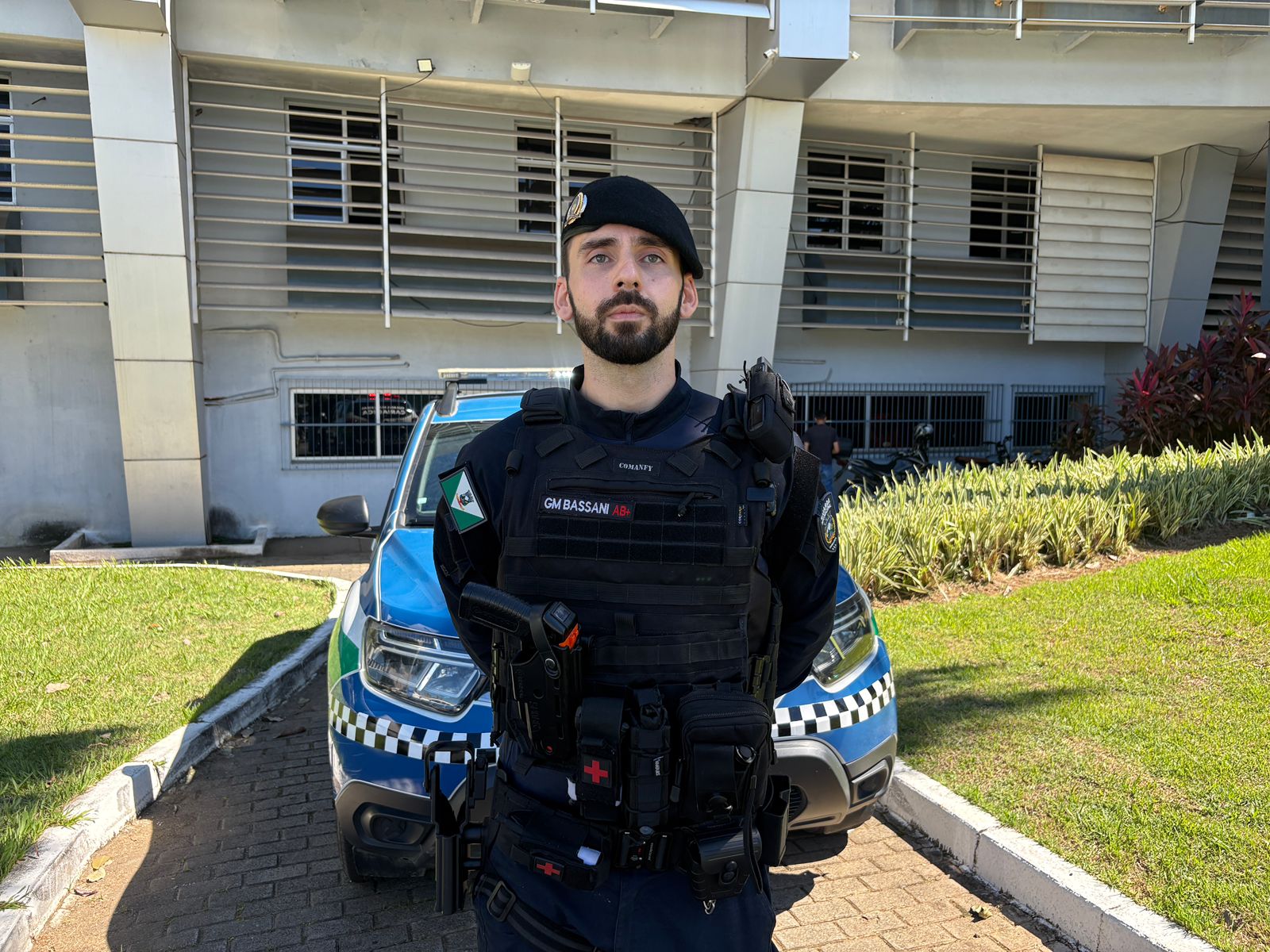 Guarda Municipal salva bebê engasgada durante ocorrência em Cariacica