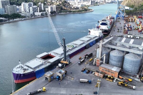 Vports movimenta 1,8 milhão de toneladas no trimestre no Espírito Santo