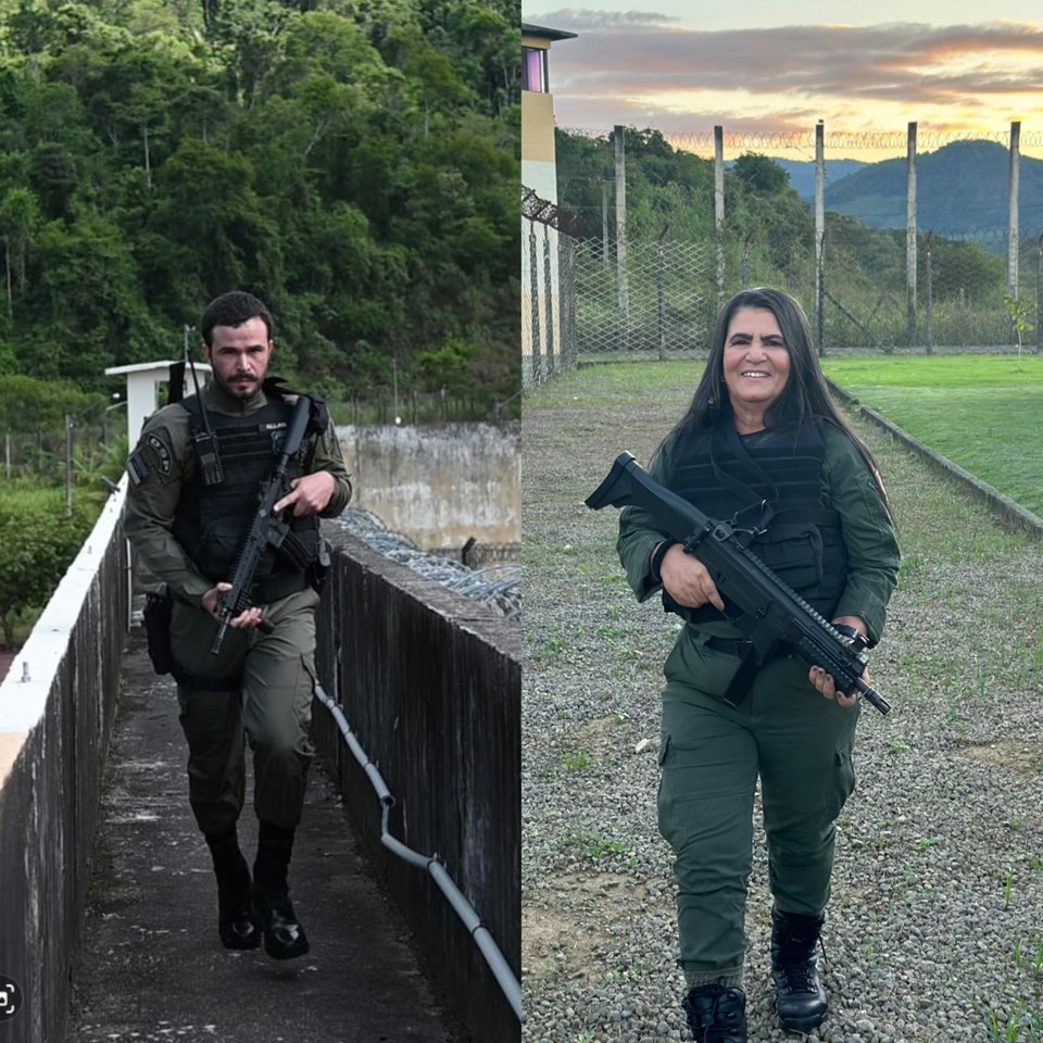 Mãe e filho seguem a mesma missão no sistema prisional capixaba