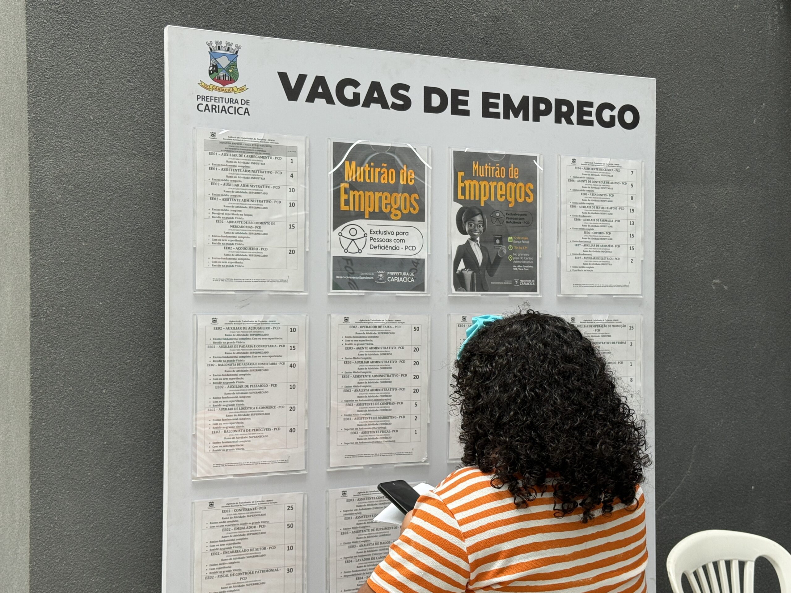 De analista financeiro a pintor: Cariacica abre mais de mil vagas de emprego a partir desta 2ª feira (22/06)