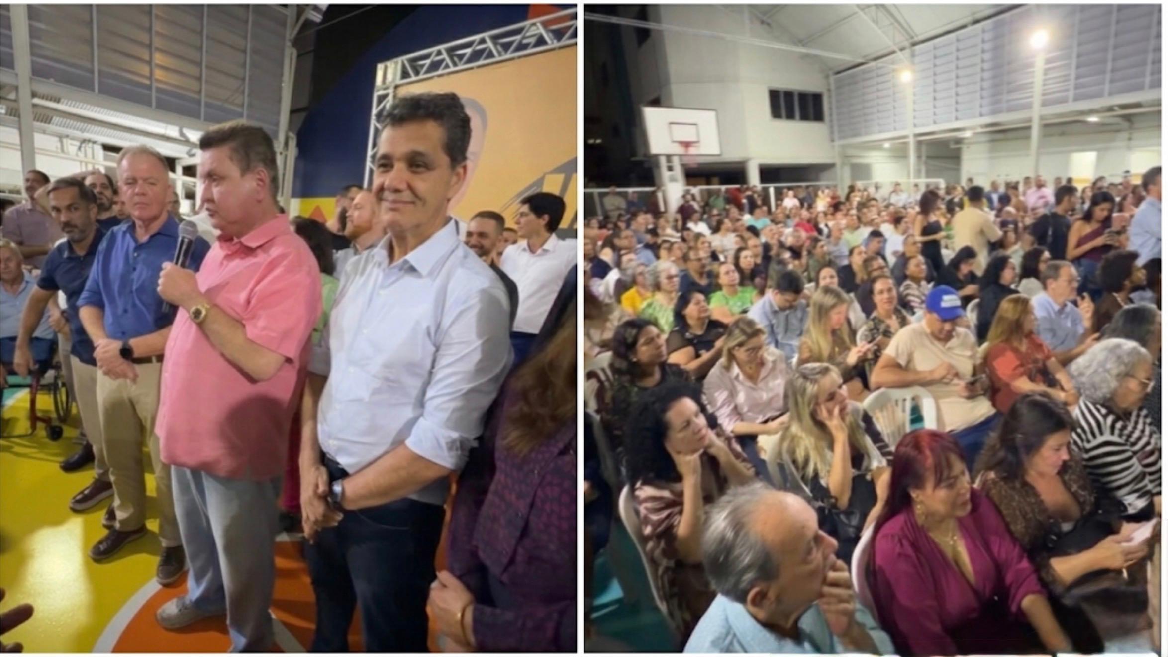 Multidões recebem Ricardo Ferraço e Renato Casagrande de braços abertos em Cariacica e Vitória