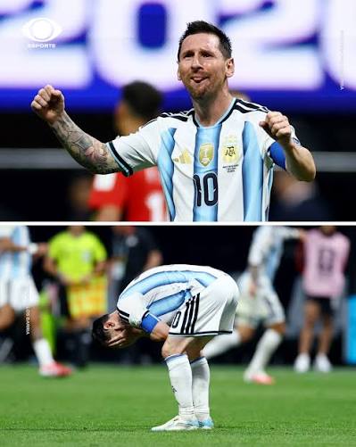 Messi explica motivo de choro e celebra mais uma vitória da Argentina na Copa: ‘Desabafo’